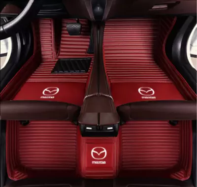 For Mazda Car Floor Mats Custom 2 CX-3 CX-5 CX-8 CX-9 All Models Waterproof Rugs • $87.99
