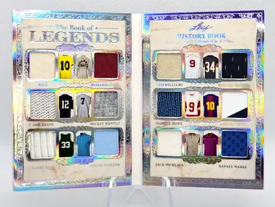 2023 Leaf History Book Legends #1/1 PELE BRADY MANTLE ALI MESSI++ GU Patches • $600