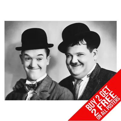 Laurel And Hardy Poster Art Print A4 A3 -buy 2 Get Any 2 Free • £6.97