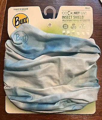 Buff Coolnet UV+ MultiFunctional Headwear - Turquoise Fishing Neck Gaiter Insect • $13
