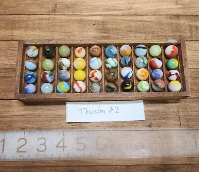Rare Vintage Ex-Collector Marbles LOT Mixed MARBLE Types ☆US/UK/GER - THURSTON 2 • $5.50