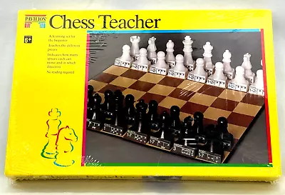 Vintage Chess Teacher 1992 Pavilion  Complete Beginner's Set • $25