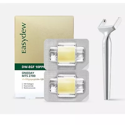 Easydew DW-EGF 10ppm One Day MTS 2700 Sh-Oligopeptide-1 40mg X 2EA With Roller • $62.80