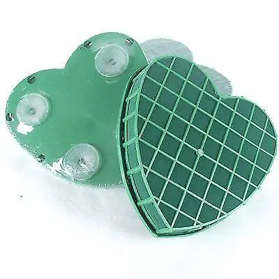 Floral Foam Heart With Suction Pads - Oasis Tribute Flower Sponge • £7.99