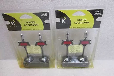 4 New O Scale K-line Lighted Lamp Posts • $8.89