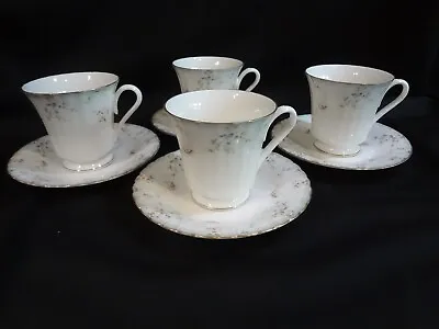 Mikasa Bone China - Roselle - Set Of 4 Cups And Saucers - L9813 • $29