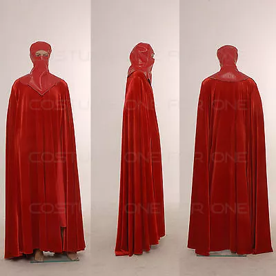 £129.48 • Buy Star Wars Costume Men Full Set Red Vintage Royal Guard CosplayTailored