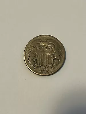 1865 2 Cent Piece US Coin • $11