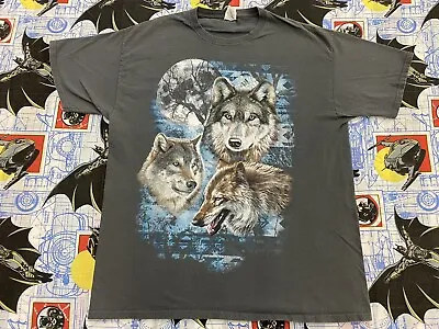 3 Wolf Moon T-Shirt Men's XL Native American Dream Catcher • $15