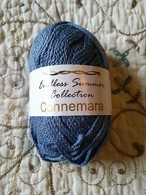 Elann Yarn Endless Summer Collection Connemara Cotton #93. Blue • $2.50