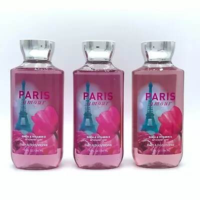 Bath And Body Works Paris Amour Shea And Vitamin E 10-fl Oz Shower Gel 3-Pack • $45