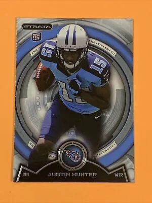 $1 • Buy 2013 Topps Strata Justin Hunter Rookie #136 Tennessee Titans RC (P)