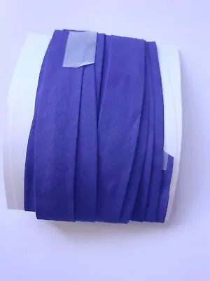 Bias Binding Fabric 20mm Royal Blue 6m Length Crafting Handmade  • £4.99