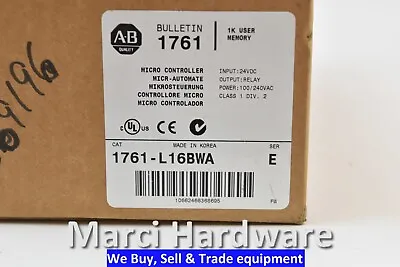 Surplus Allen Bradley 1761-L16BWA /E MicroLogix 1000 AC Power 16-P • $897