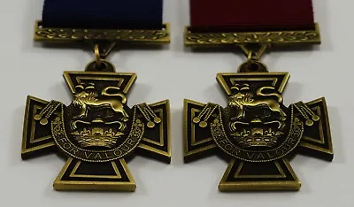 2 Full Size WW1 WW2 Victoria Cross Service Medals. Highest Honours Army Naval • $18.66