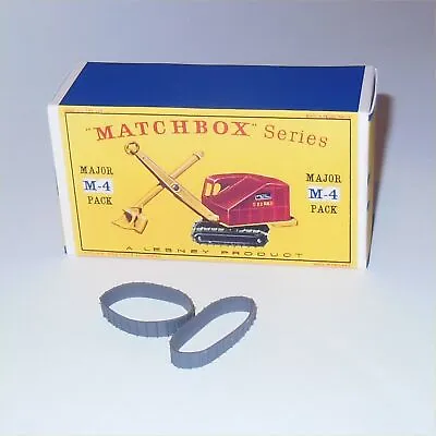 Matchbox Major Pack 4 A Ruston Bucyrus Excavator Repro Box With Grey Tracks • $23.99