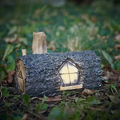 £11.95 • Buy Solar Powered Light Fairy Garden Ornament House LED Lamp Patio Decoration Statue