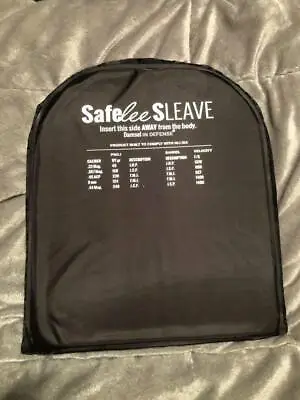 $170 • Buy Damsel In Defense SafeLee Sleave - Bulletproof Panel, Backpack Panel