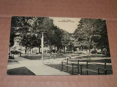 Miamisburg Ohio - 1917 Postcard - City Park • $5.55