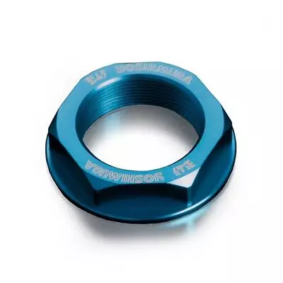 Yoshimura Top Yoke Nut Locknut Blue Kawasaki Zx6r Ninja 07-08 P7 P8 • $49.24