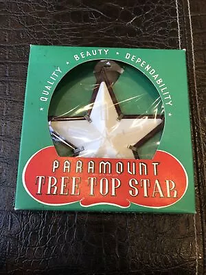 Vintage Mid Century Modern MCM Paramount Tree Star Topper #735 Original Box NICE • $30