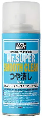 Mr. Hobby B530 Mr. Super Smooth Clear Flat Matt Lacquer Spray Paint 170ml - US • $32.15