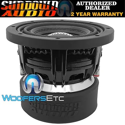 Sundown Audio U-6.5sw-d4 Car 400w Rms 6.5  Dual 4-ohm Subwoofer Bass Speaker New • $169.99