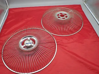 Vintage Galaxy 12  Oscillating BLUE Desk Fan 3 Speed Type 12-1 CAGE ONLY #2 • $14.99
