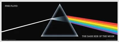 Pink Floyd Dark Side Of The Moon Slim Print Poster 36.5  X 12.5  Laminated • $20.49