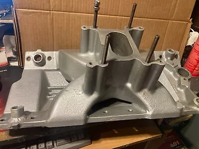 AIRGAP  RACE  2V  Victor 2901 Small Block Chevy Intake Manifold 2 Barrel TULSA • $235