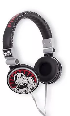 Headphones Star Wars Kids Children First Order Flametrooper Wired Stereo  • $12.99