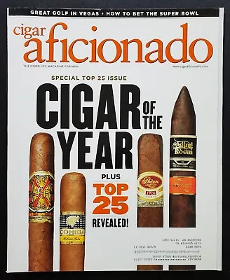 $12.99 • Buy Cigar Aficionado Magazine January/February 2020 CIGAR OF THE YEAR REVEALED