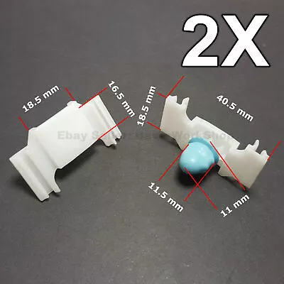 2X Door Fender Moulding Clips Retainers With Rubber Caps For VW GOLF 3 VENTO • $7.59