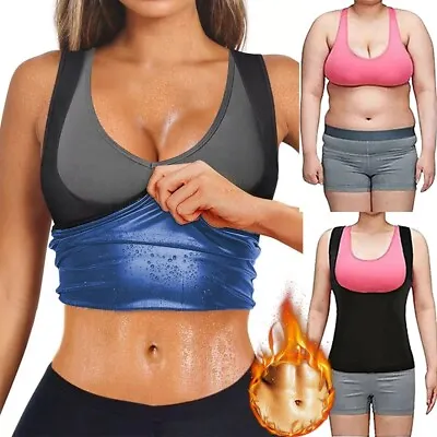 $9.79 • Buy Women Waist Trainer Vest Sauna Sweat Workout Tank Tops Weight Loss Body Shaper 