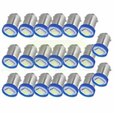 20X BA9S 1815 57 12V 5050SMD LED DASH Instrument Panel Super Ice Blue Light Bulb • $8.69