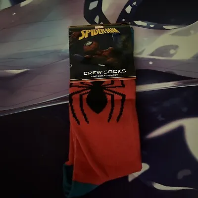 Spider-Man Crew Socks Marvel Comics Culturefly New • $9.99