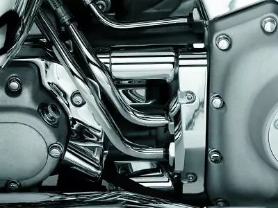 $75.59 • Buy Kuryakyn Chrome Deluxe Oil Line Cover Kit Accent Trim Harley Softail Twin Cam 88
