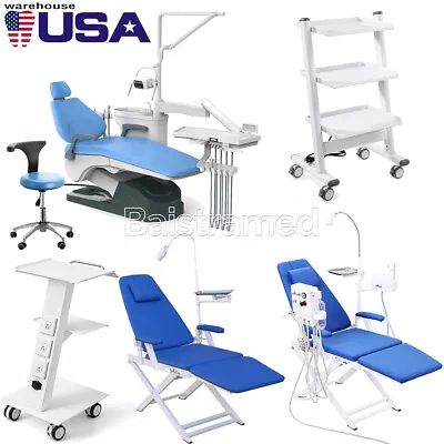 Dental Unit Chair Computer Controlled DC Motor/ Folding Chair/Mobile Trolley • $183.99