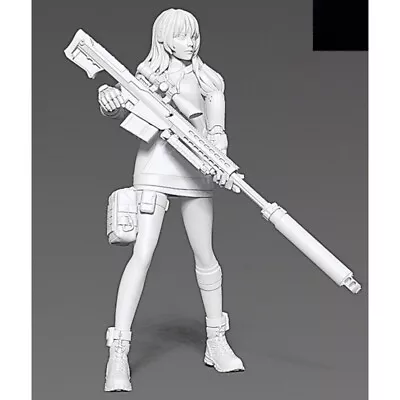 1/35 Resin Figures Model Future Female Sniper Unpainted Unassembled • $13.61