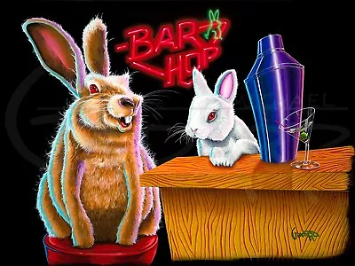 Michael Godard  Bar Hop  (AP) - Giclée On Canvas • $1595