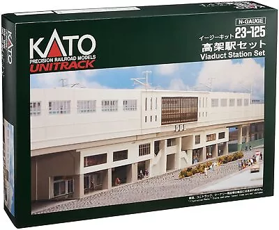 Kato N-gauge Scale Viaduct Elevated Station Set 23-125 Model Diorama Accessory • $85.29