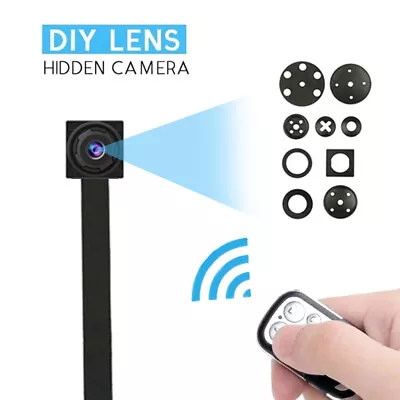 1080P Wireless Nanny Cam Mini Camera DIY Pinhole Hidden Security IP DVR Cam • £21.99