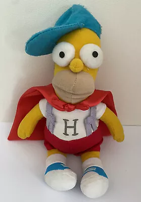 Homer Simpson 10” With Cap And Cape Soft  Toy 2014 Universal Studios • £16