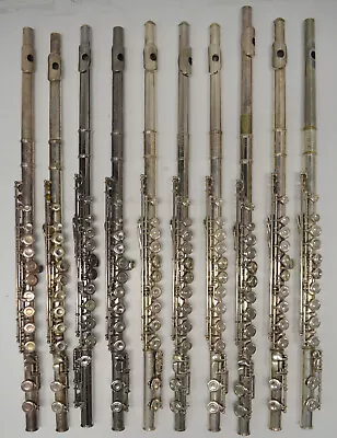 Lot Of 10 Flutes - Armstrong Artley Bundy Olds • $200
