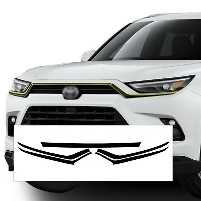 Fits Grand Highlander 2024+ Outer Grille Chrome Delete Decal Blackout Vinyl Trim • $49.99