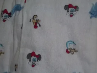 Vintage Disneyland Disney Mickey Mouse Hand Tied Whole Cloth Kids Knotted Quilt • $44.99