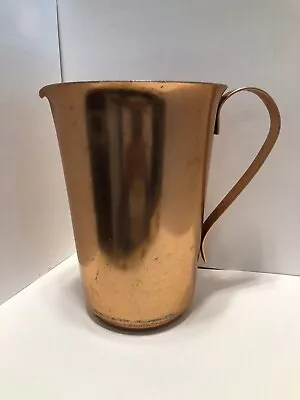 Vintage Color Craft Aluminum Copper Color Water Ice Tea Koolade Pitcher 8 In GUC • $8.99