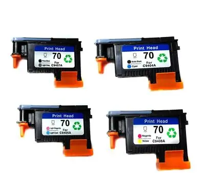 Compatible 70 Printhead 4-Pack For HP Designjet Z3200/Z5200/Z5400/Z2100/Z3100 • $91.99