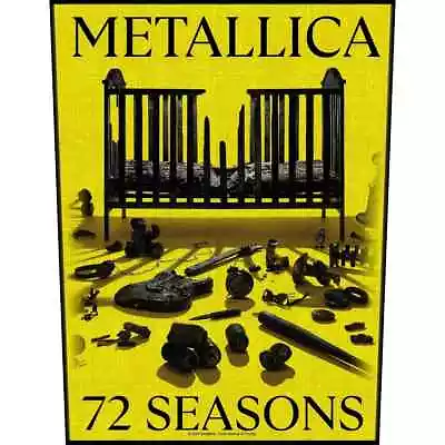 METALLICA Official XLG Back Patch -CRIB • $17.99