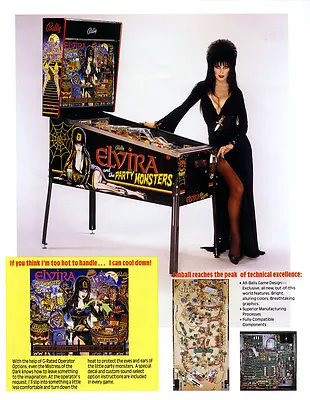Pinball ROM SOUND SET (5 Chips) Bally Elvira And The Party Monsters • $36.95